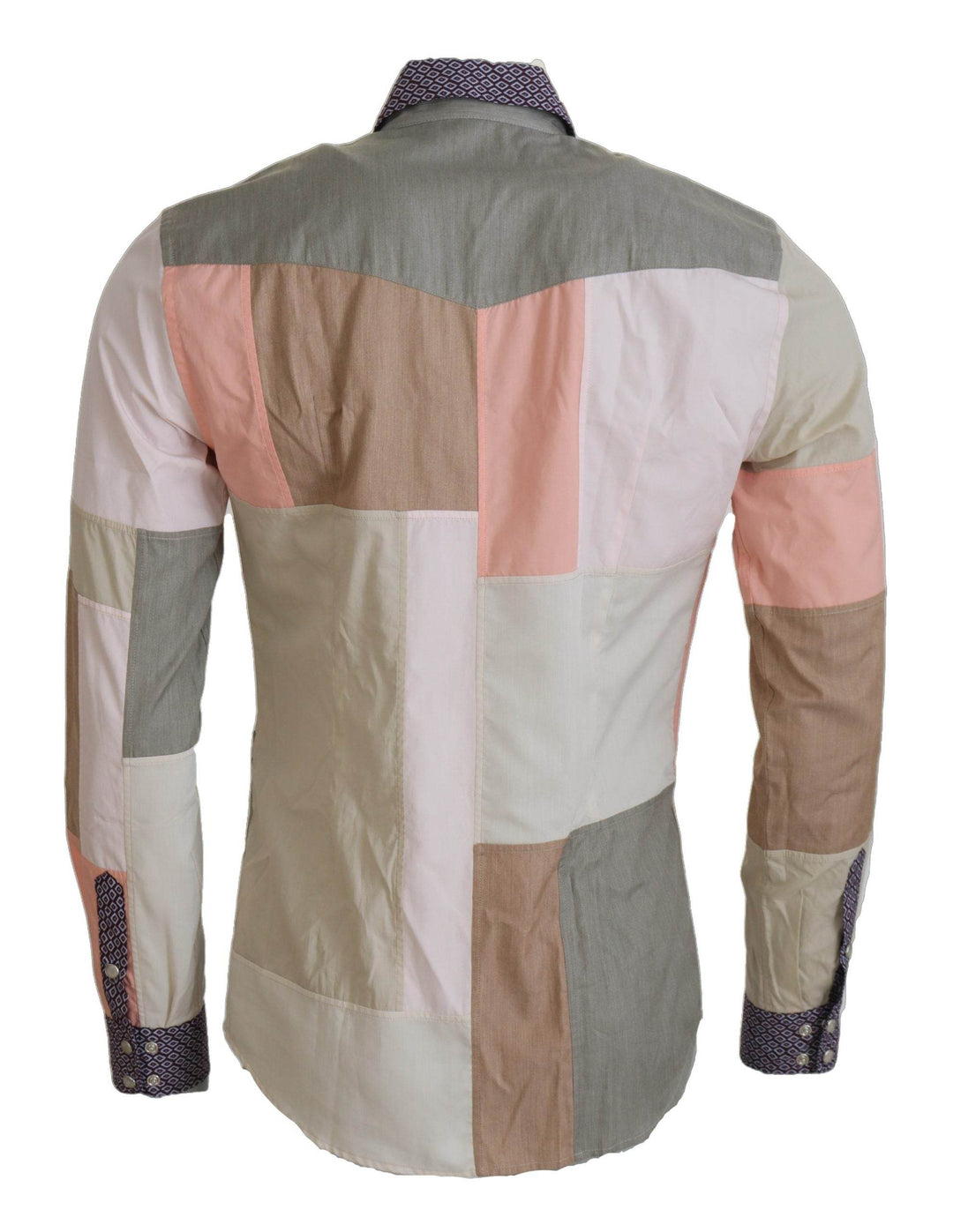Dolce & Gabbana Elegantes Multicolor Slim Fit Freizeithemd - Léoré