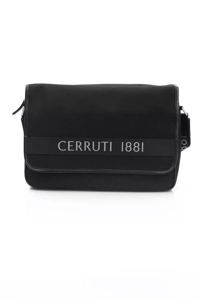 Cerruti 1881 Schwarze Nylon Herren Messenger Bag - Léoré