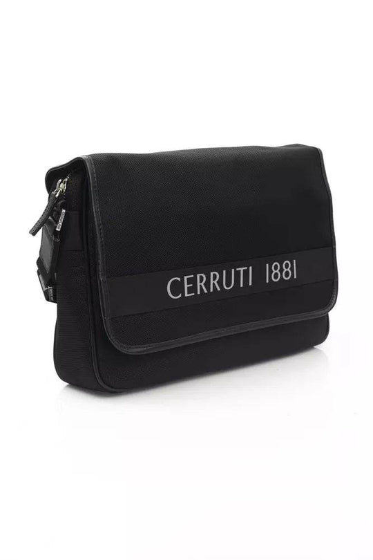 Cerruti 1881 Schwarze Nylon Herren Messenger Bag - Léoré