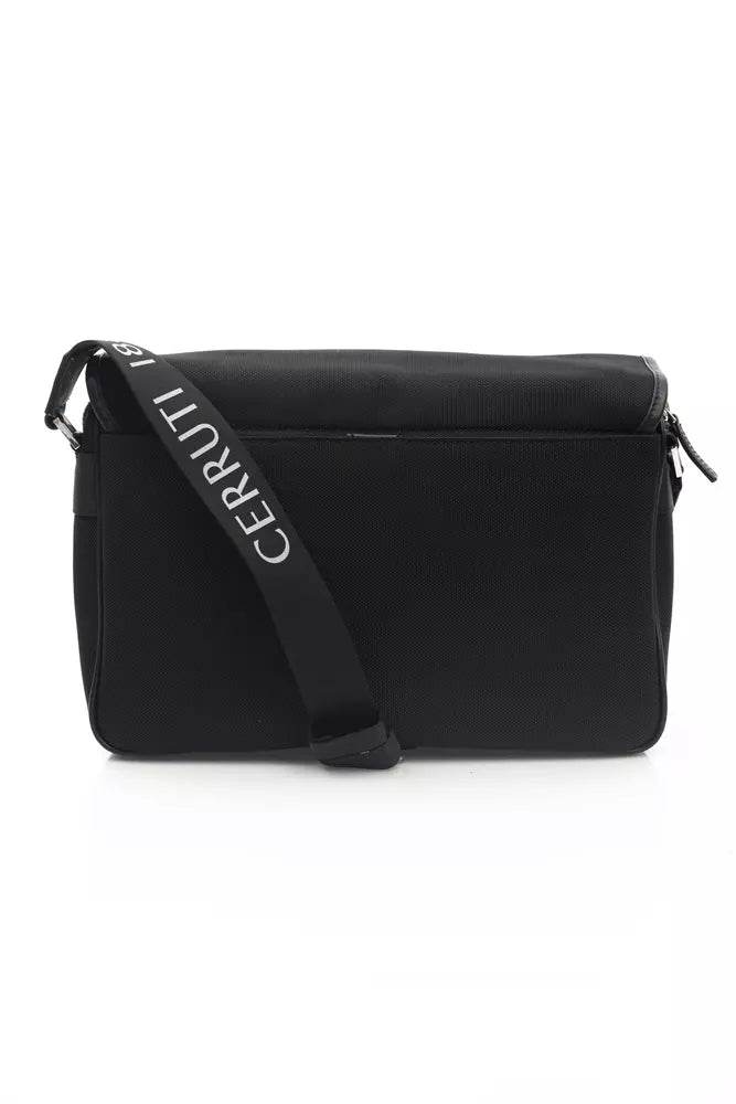 Cerruti 1881 Schwarze Nylon Herren Messenger Bag - Léoré