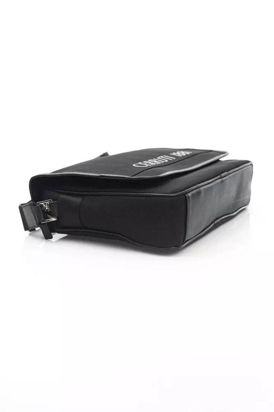 Cerruti 1881 Schwarze Nylon Herren Messenger Bag - Léoré