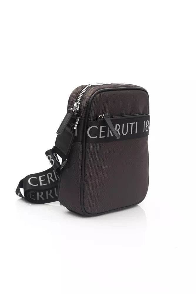Cerruti 1881 Braunes Nylon Herren Messenger Bag - Léoré