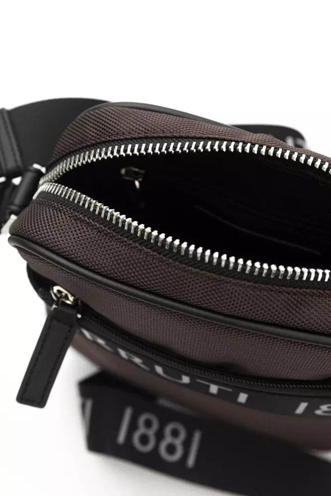 Cerruti 1881 Braunes Nylon Herren Messenger Bag - Léoré