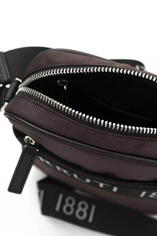 Cerruti 1881 Braunes Nylon Herren Messenger Bag - Léoré