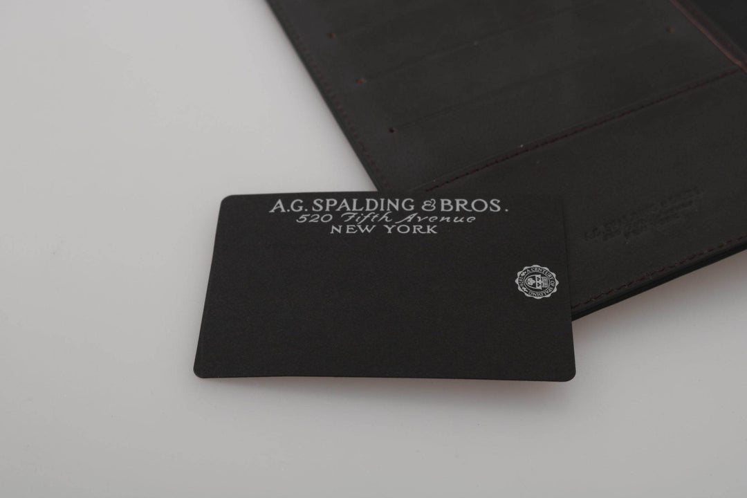 A.G. Spalding & Bros Elegante Leder-Reisepass-Brieftasche - Unverzichtbar auf Reisen - Léoré