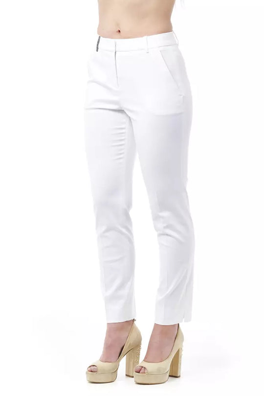 Peserico Schicke Hose mit hoher Taille und Zigarettenbein