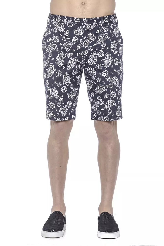 PT Torino Blaue Baumwolle Herren Bermuda Short