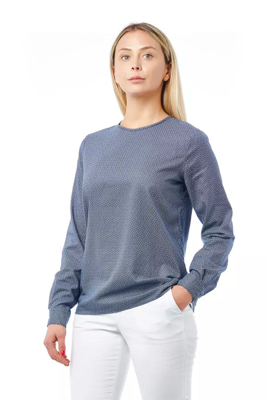 Bagutta Blaue Baumwolle Frauen Bluse