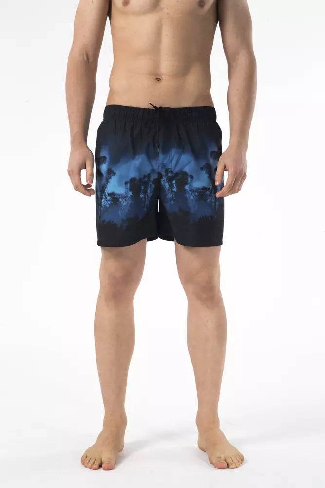Just Cavalli Schwarze Polyester Herren Badeshorts - Léoré