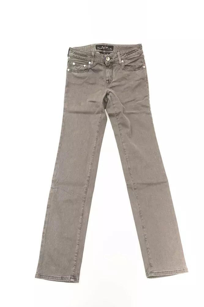Jacob Cohen Graue Baumwolle Frauen Jeans