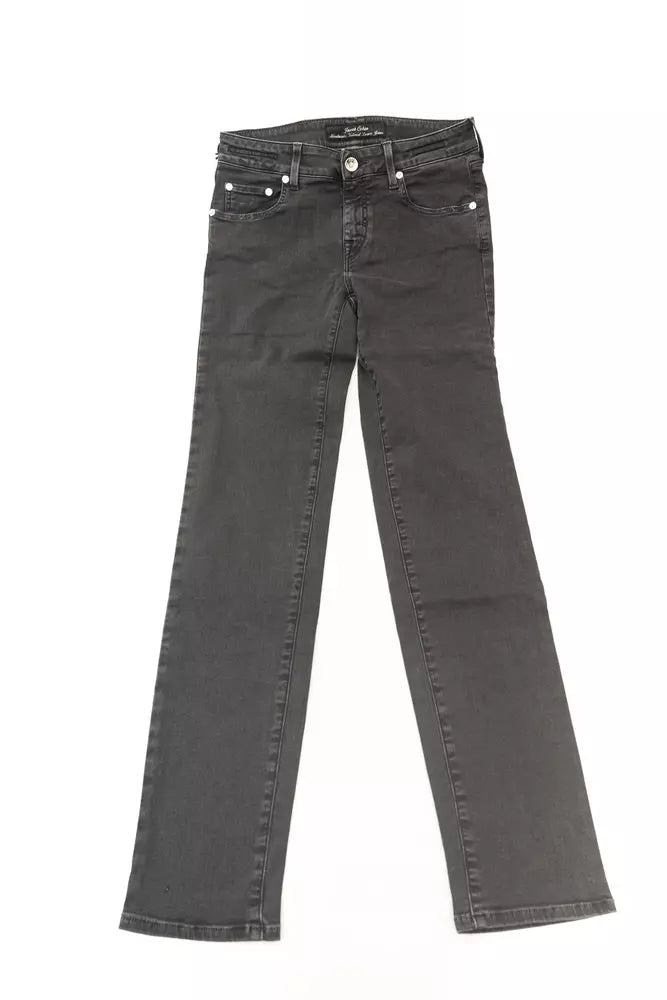 Jacob Cohen Schwarz Baumwolle Frauen Jeans