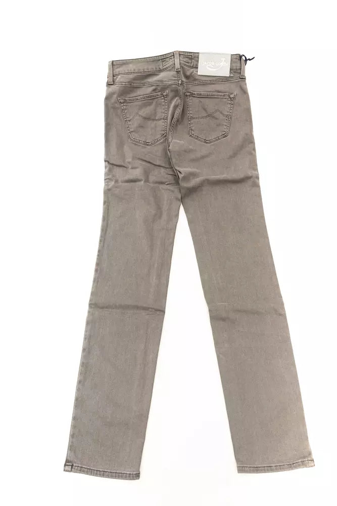 Jacob Cohen Graue Baumwolle Frauen Jeans