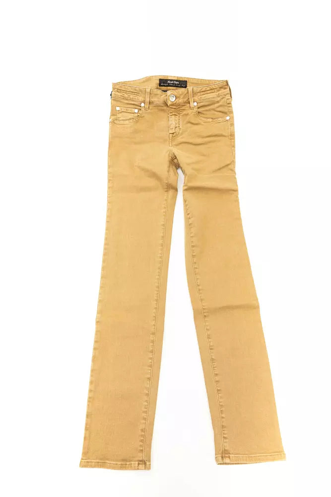 Jacob Cohen Beige Baumwolle Frauen Jeans