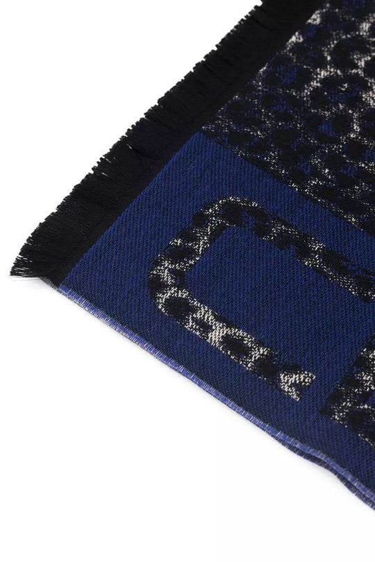 Cavalli Class Blauer Wollschal für Männer - Léoré