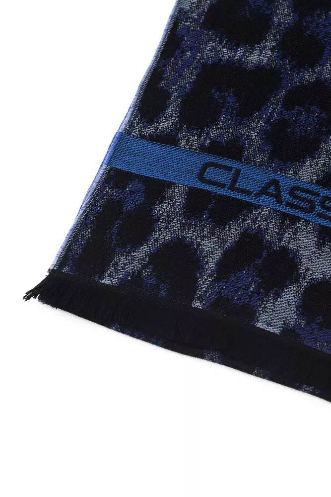 Cavalli Class Blauer Wollschal für Männer - Léoré