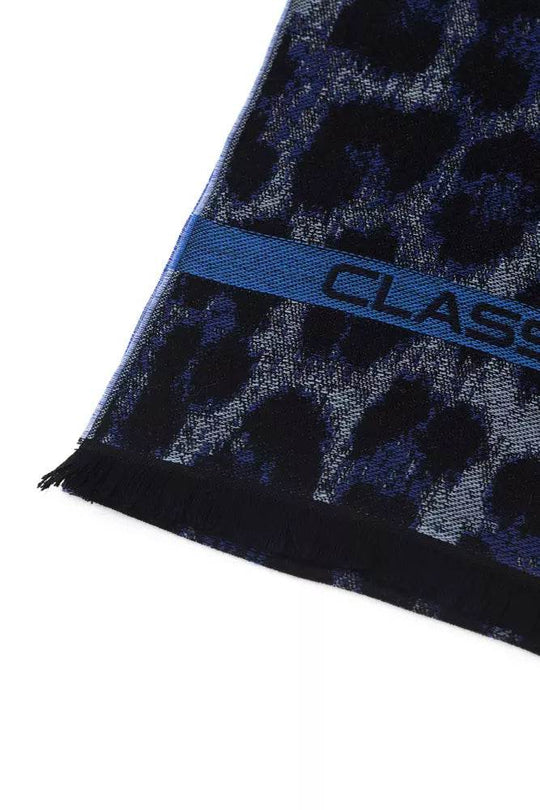 Cavalli Class Blauer Wollschal für Männer - Léoré