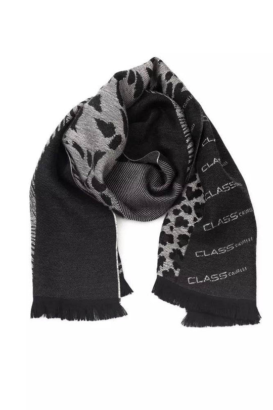 Cavalli Class Schwarzer Wollschal für Männer - Léoré
