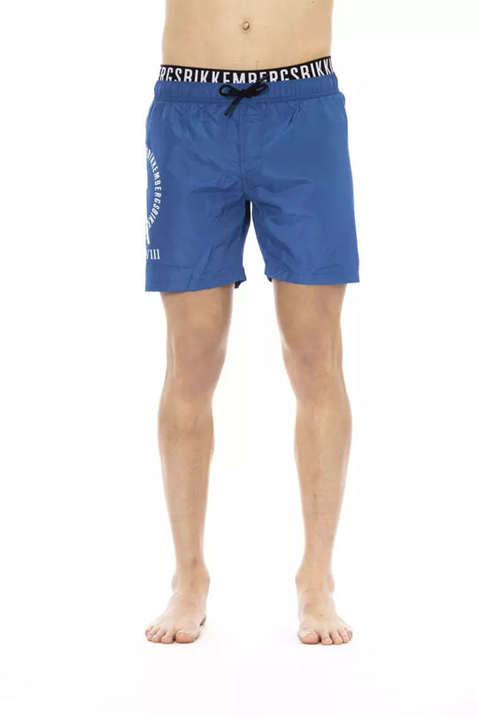 Bikkembergs Blaue Polyester Herren-Badeshorts