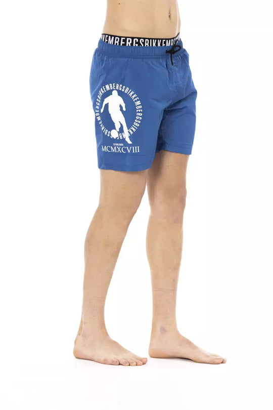 Bikkembergs Blaue Polyester Herren-Badeshorts