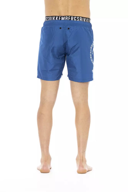 Bikkembergs Blaue Polyester Herren-Badeshorts