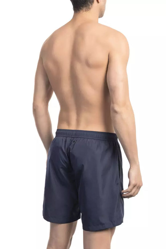 Bikkembergs Blaue Polyester Herren-Badeshorts