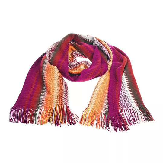 Missoni Multicolor Wolle Männer Schal - Léoré