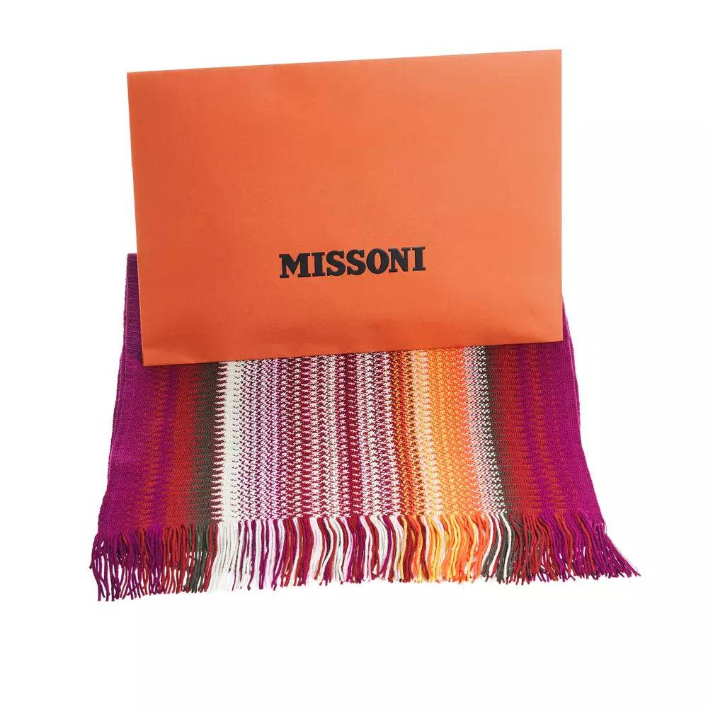 Missoni Multicolor Wolle Männer Schal - Léoré