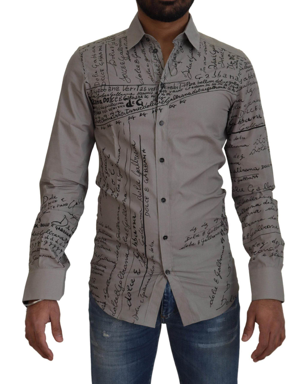 Dolce & Gabbana Elegantes Slim Fit Baumwollhemd - Léoré