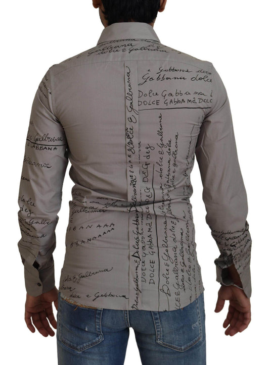 Dolce & Gabbana Elegantes Slim Fit Baumwollhemd - Léoré