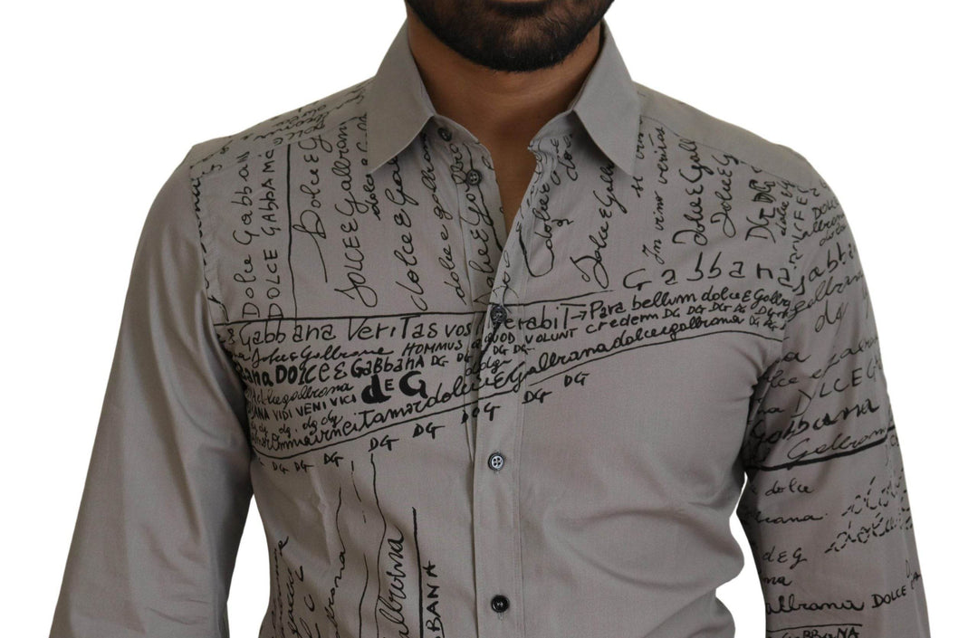 Dolce & Gabbana Elegantes Slim Fit Baumwollhemd - Léoré