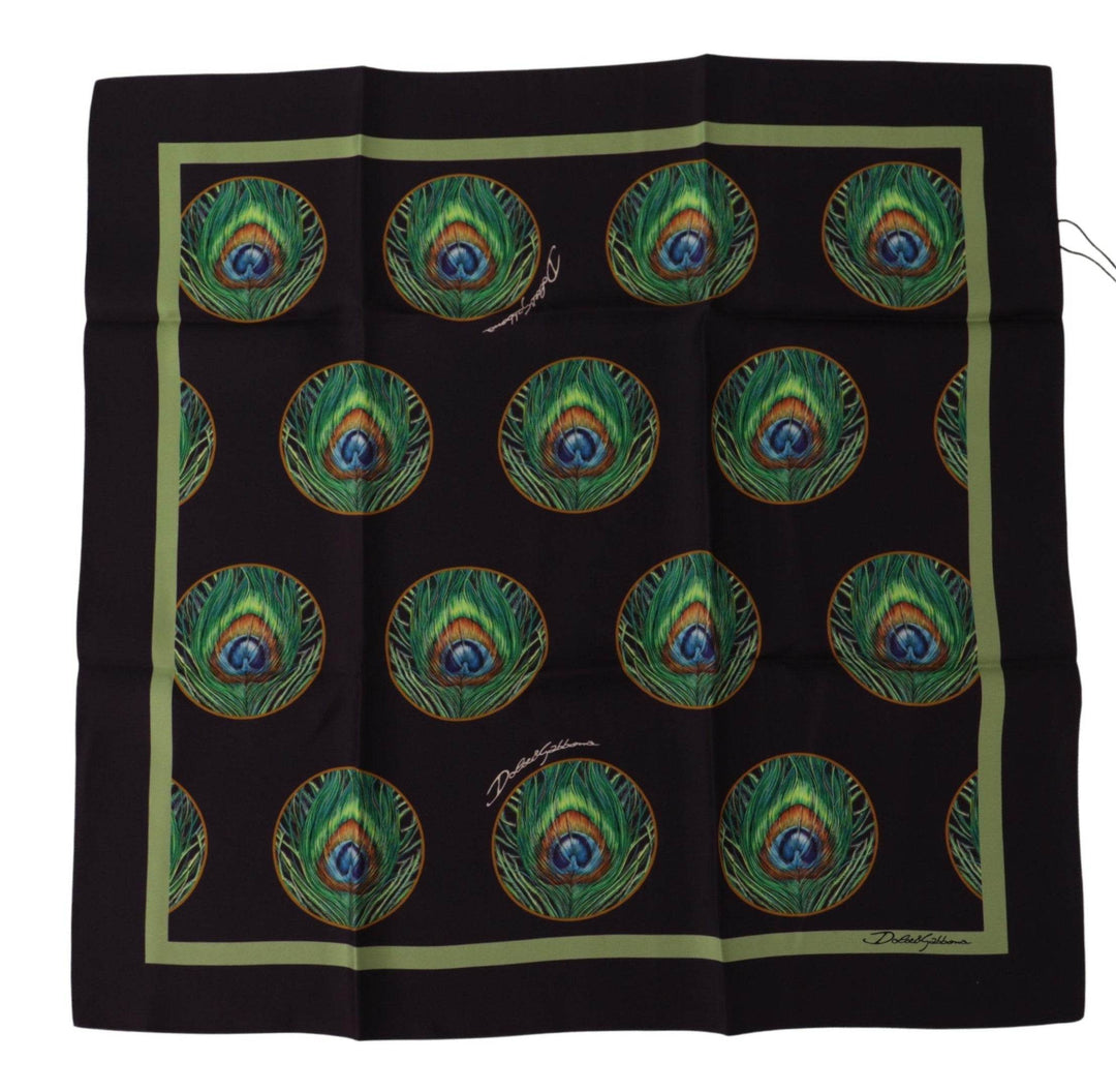 Dolce & Gabbana Eleganter quadratischer Seidenschal Wrap - Léoré