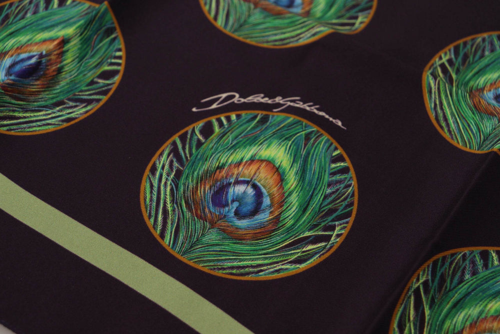 Dolce & Gabbana Eleganter quadratischer Seidenschal Wrap - Léoré