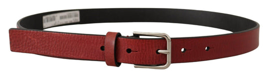 Dolce & Gabbana Eleganter kastanienbrauner italienischer Ledergürtel - Léoré