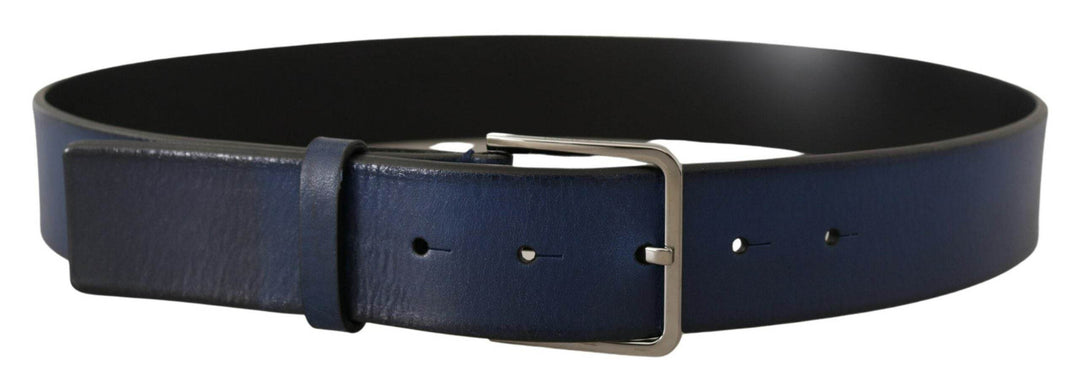 Dolce & Gabbana Eleganter italienischer Ledergürtel in Blau - Léoré