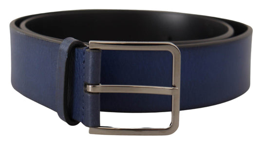 Dolce & Gabbana Eleganter italienischer Ledergürtel in Blau - Léoré