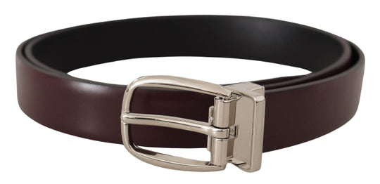 Dolce & Gabbana Eleganter Ledergürtel mit silberner Metallschnalle - Léoré