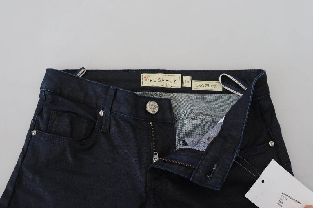 Acht Schicke Skinny Denim Extravaganza mit niedriger Taille - Léoré