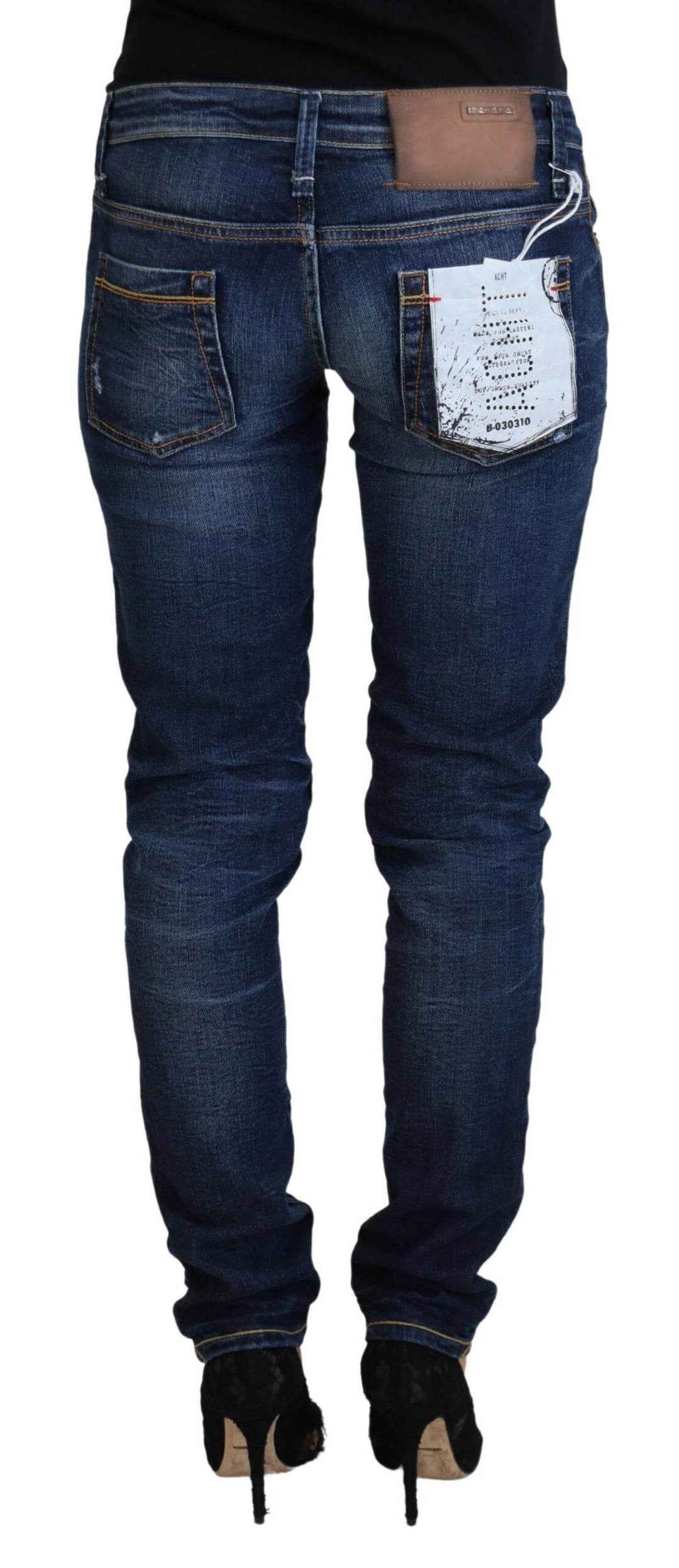 Acht Schicke Designer-Skinny-Jeans mit niedriger Taille - Léoré