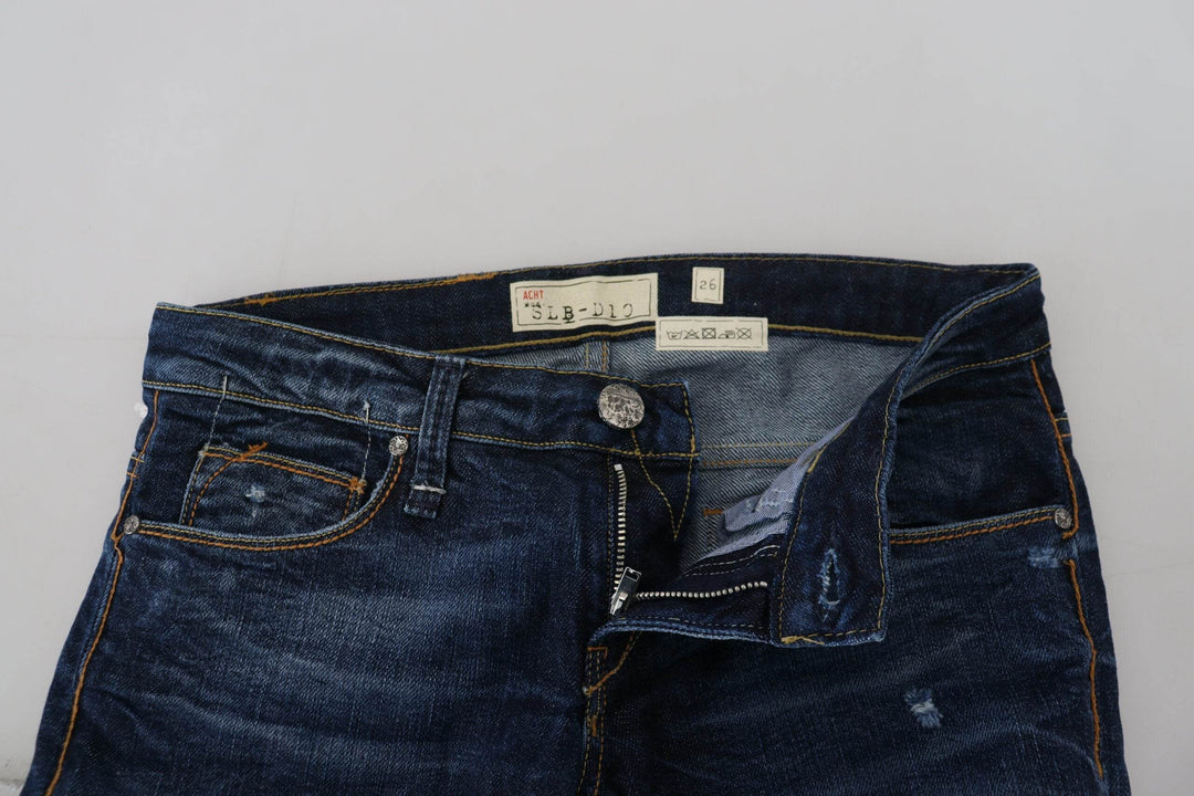 Acht Schicke Designer-Skinny-Jeans mit niedriger Taille - Léoré