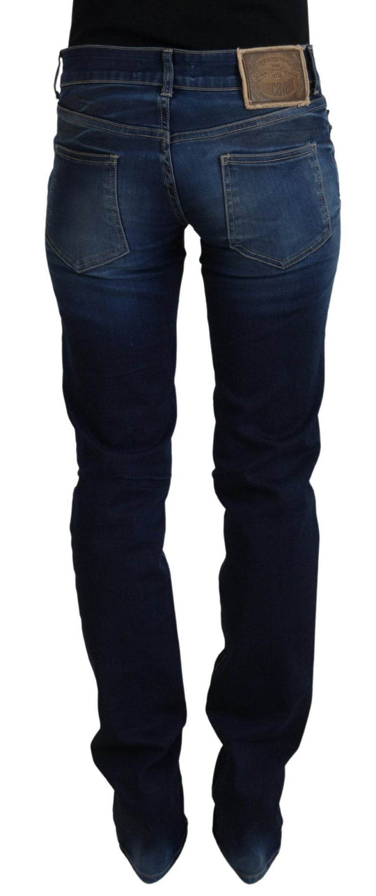 Just Cavalli Schicke Denim-Hose mit niedriger Taille in Blau - Léoré