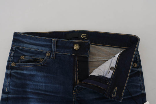Just Cavalli Schicke Denim-Hose mit niedriger Taille in Blau - Léoré