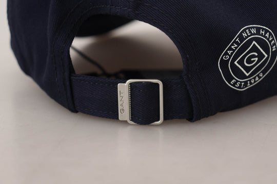 Gant Elegante Baseballmütze aus blauer Baumwolle - Léoré
