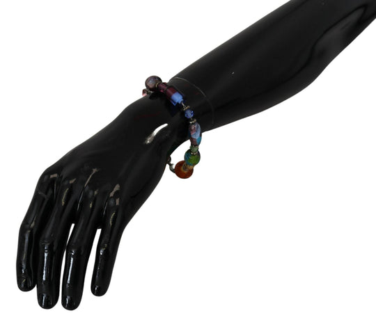 Dolce & Gabbana Multicolor Perlen Silber Kette Armband - Léoré