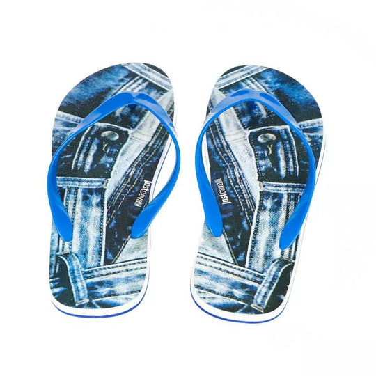 Just Cavalli Hellblaue PVC-Sandale für Männer - Léoré