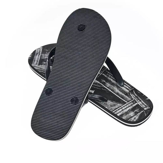 Just Cavalli Schwarze PVC-Sandale für Männer - Léoré
