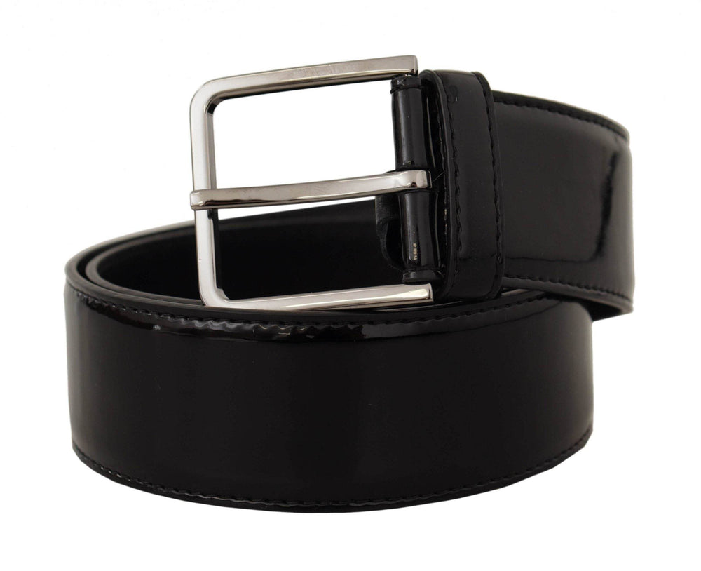 Dolce & Gabbana Eleganter schwarzer Ledergürtel - Léoré