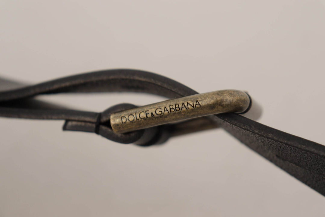 Dolce & Gabbana Eleganter italienischer Ledergürtel - Léoré