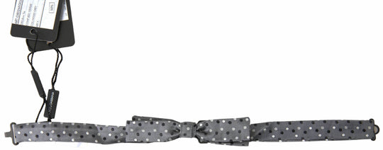 Dolce & Gabbana Elegante graue Seidenfliege - Léoré