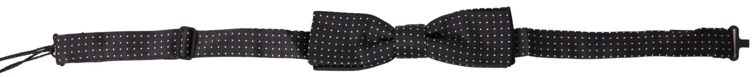 Dolce & Gabbana Elegante schwarze Seidenfliege - Léoré