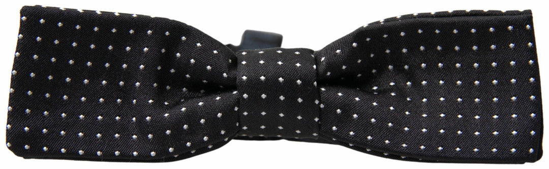 Dolce & Gabbana Elegante schwarze Seidenfliege - Léoré